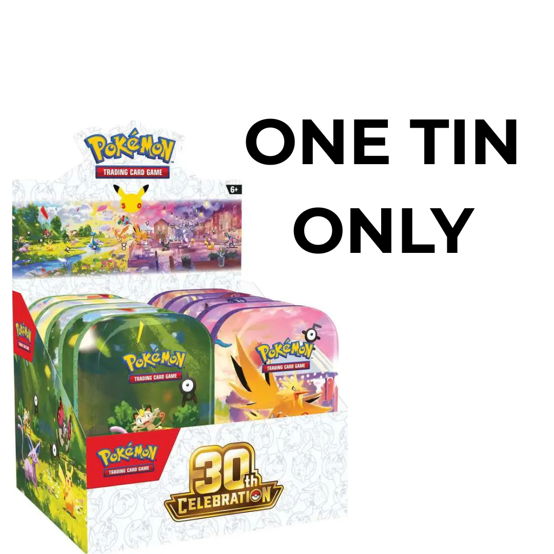 30th Celebration- Mini Tin (Pokémon) Release Date: 10/2/2026