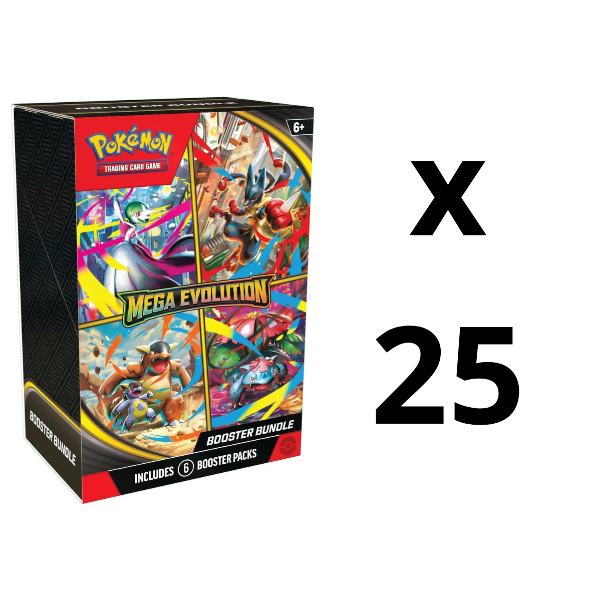 Mega Evolutions Pokemon Booster Bundle Case (LIVE)