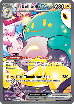 Iono's Bellibolt ex Journey Together 183/159