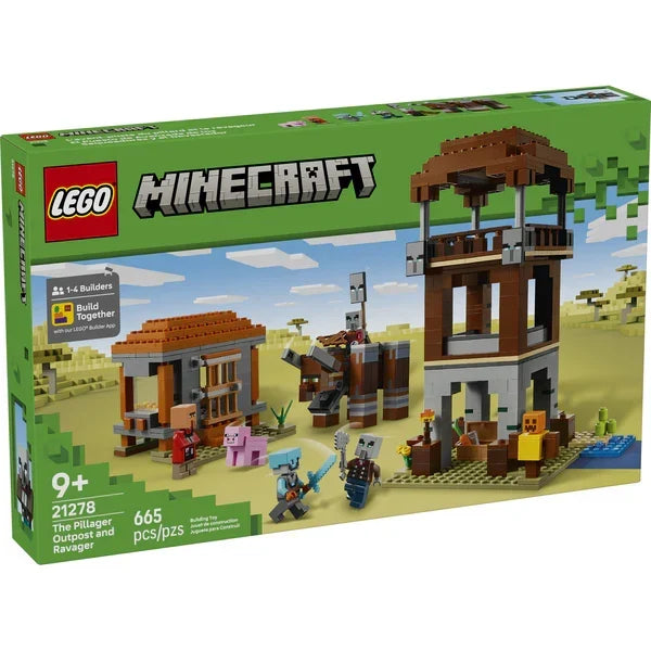 Lego Minecraft 21278 The Pillager Outpost and Ravager