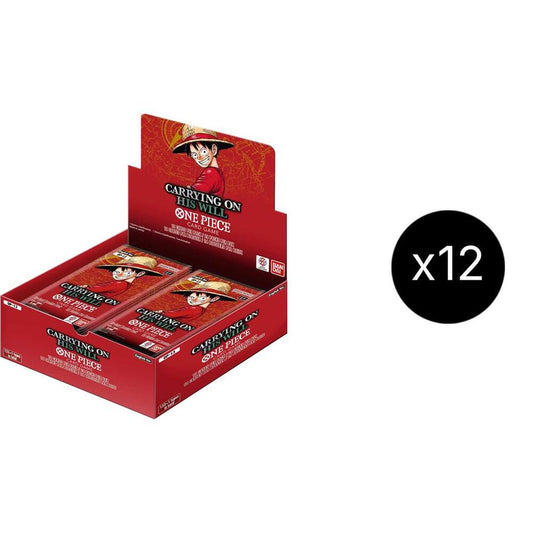 Carrying On His Will Booster Box Case - OP13 (SEALED CASE)