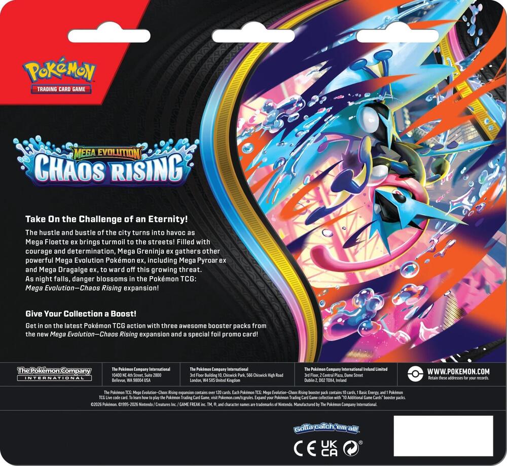 Chaos Rising 3 Pack Blister [Charmeleon] - ME04: Chaos Rising (CRI)