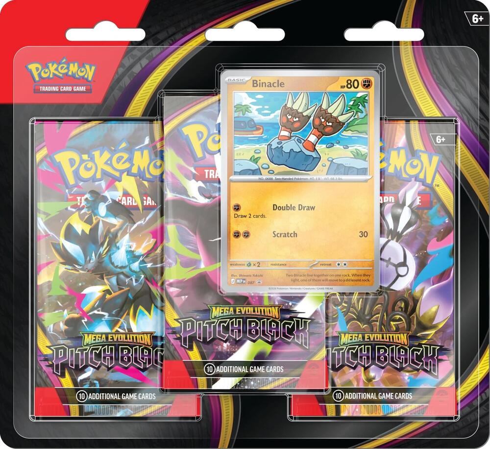 Pitch Black 3 Pack Blister (Pokemon)