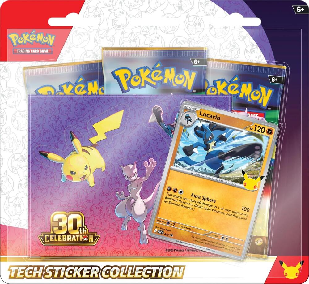 30th Celebration Tech Sticker Collection (Pokemon) Release Date: 9/16/2026