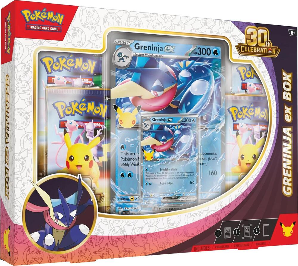 30th Celebration Greninja/Sylveon ex Box (Pokemon) Release Date: 9/16/2026