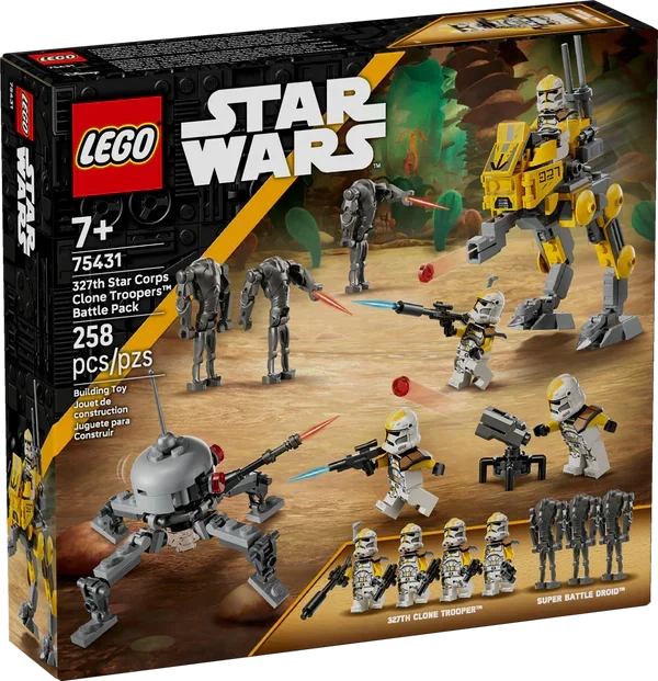 Lego Star Wars 75431 327th Star Wars Star Corps Clone Troopers™ Battle Pack