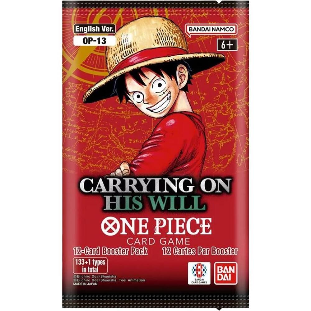 One Piece TCG Carrying on his will Booster Pack