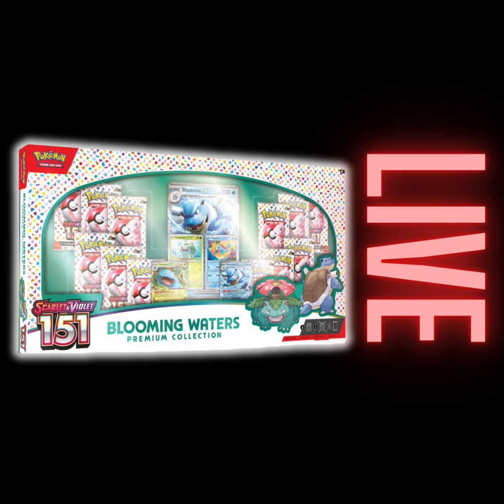 Pokémon TCG: 151: Blooming Waters Premium Collection (LIVE)