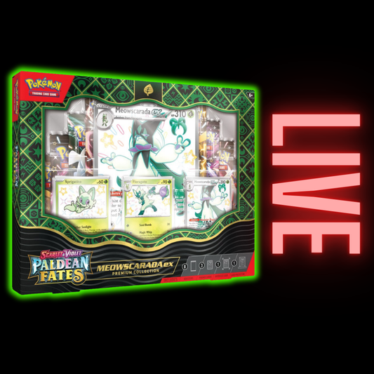 Pokemon Scarlet and Violet 4.5 Paldean Fates ex Premium Collection (LIVE)