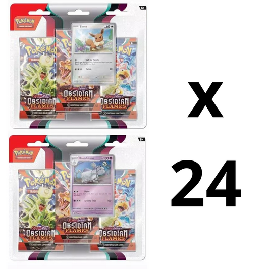 Obsidian Flames 3 Pack Blister Case