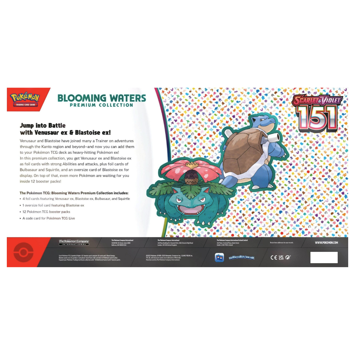 Pokémon TCG: 151: Blooming Waters Premium Collection (LIVE)