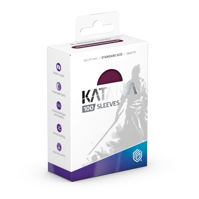 Katana Sleeves- Radiant Plum (card sleeves)