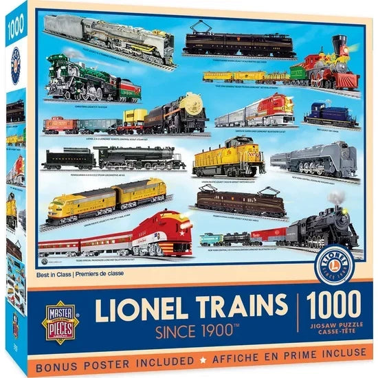 1000 Piece Jigsaw Puzzle - Lionel Trains Since 1900: Best in Class | MasterPieces