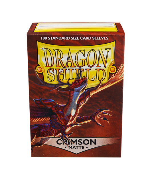 Crimson - Matte Card Sleeves (Dragon Shield)