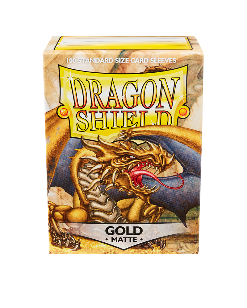 Gold - Matte Card Sleeves (Dragon Shield)
