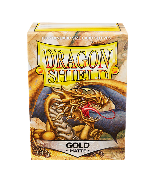 Gold - Matte Card Sleeves (Dragon Shield)