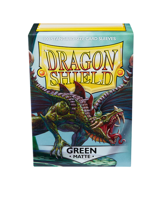 Green - Matte Card Sleeves (Dragon Shield)