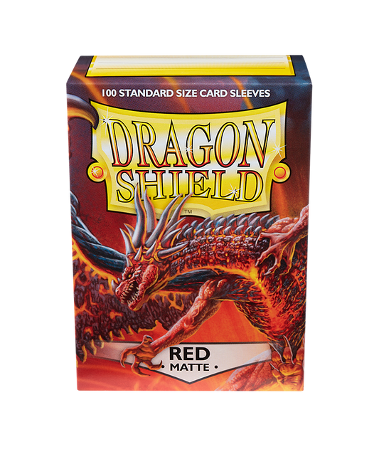 Red - Matte Card Sleeves (Dragon Shield)