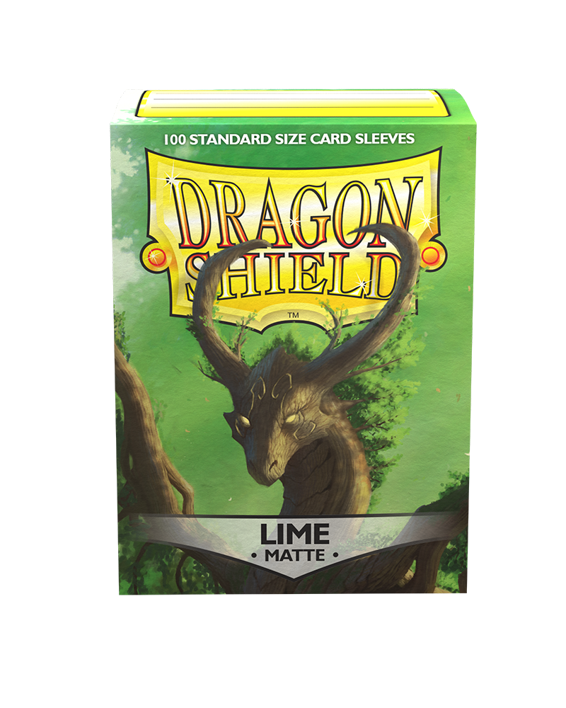 Lime - Matte Card Sleeves (Dragon Shield)