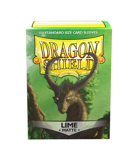 Lime - Matte Card Sleeves (Dragon Shield)