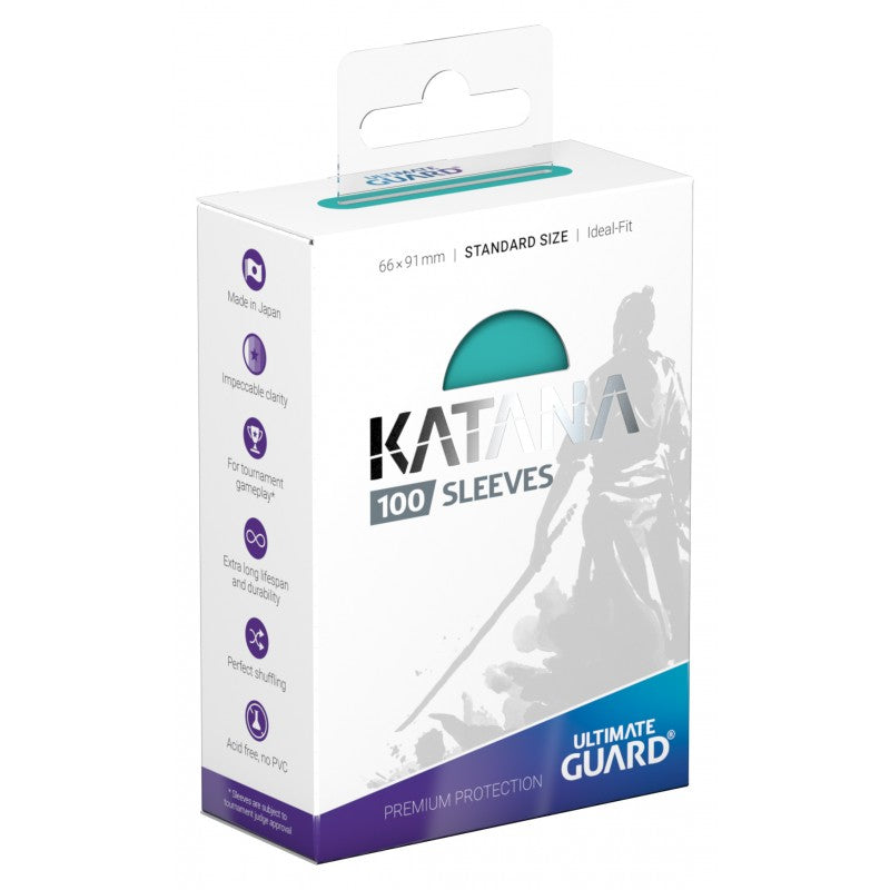Turquoise - Katana Card Sleeves (Ultimate Guard)