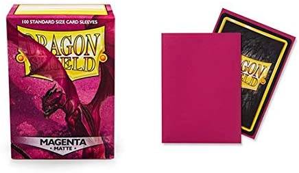 Magenta - Matte Card Sleeves (Dragon Shield)