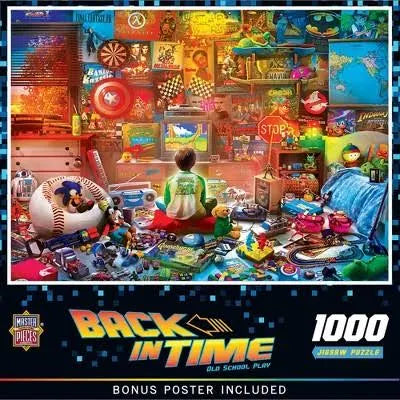 Back in Time - Old School Play 1000 Piece Jigsaw Puzzle